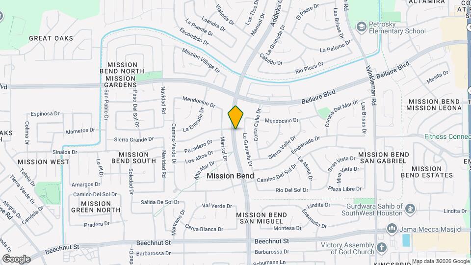 7207 Addicks Clodine Rd Map and Location Details