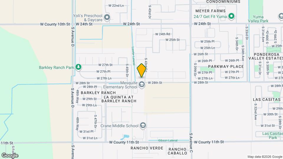 4439 W 27th Ln Mapa y Detalles de la Ubicación