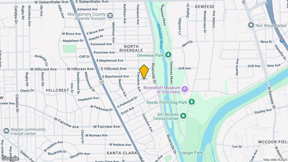 215 Basswood Ave Map and Location Details