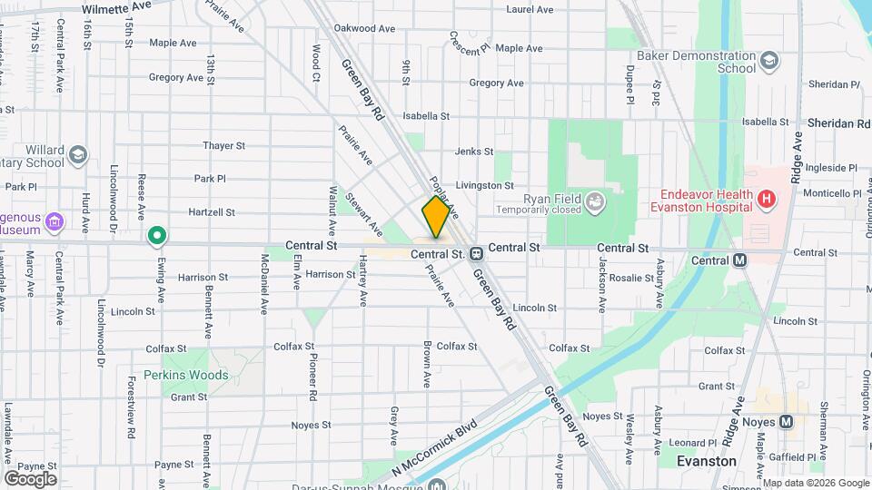 1939 Central St, Unit c Map and Location Details