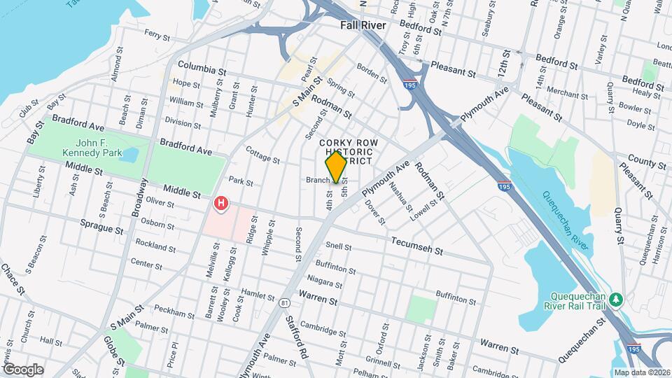 506 4th St, Unit 1 Map and Location Details