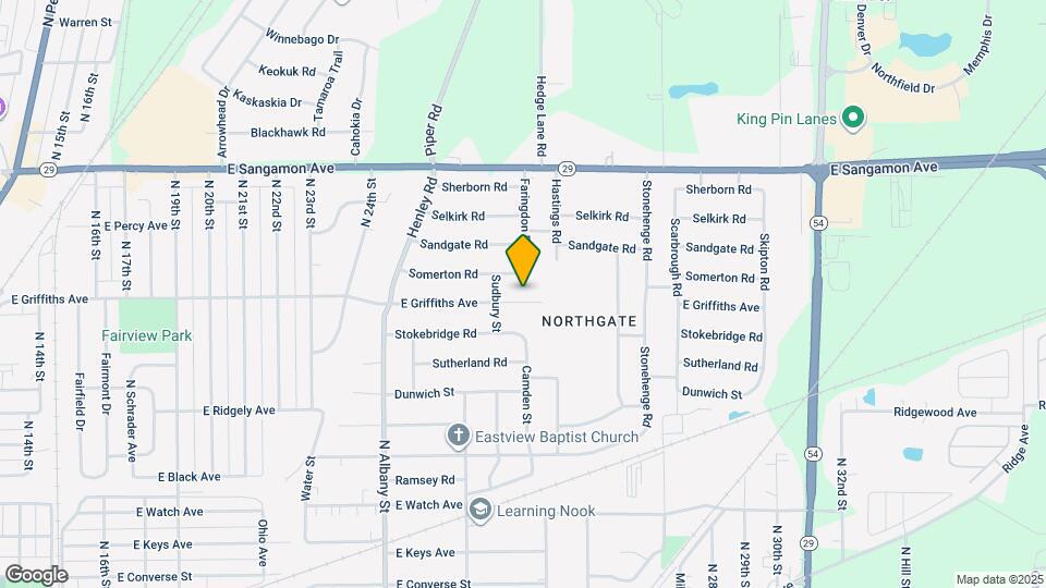 2617 E Griffiths Ave Map and Location Details