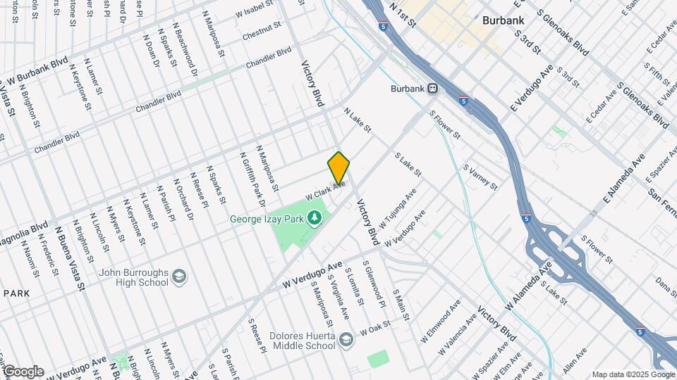 922 W Clark Ave Map and Location Details