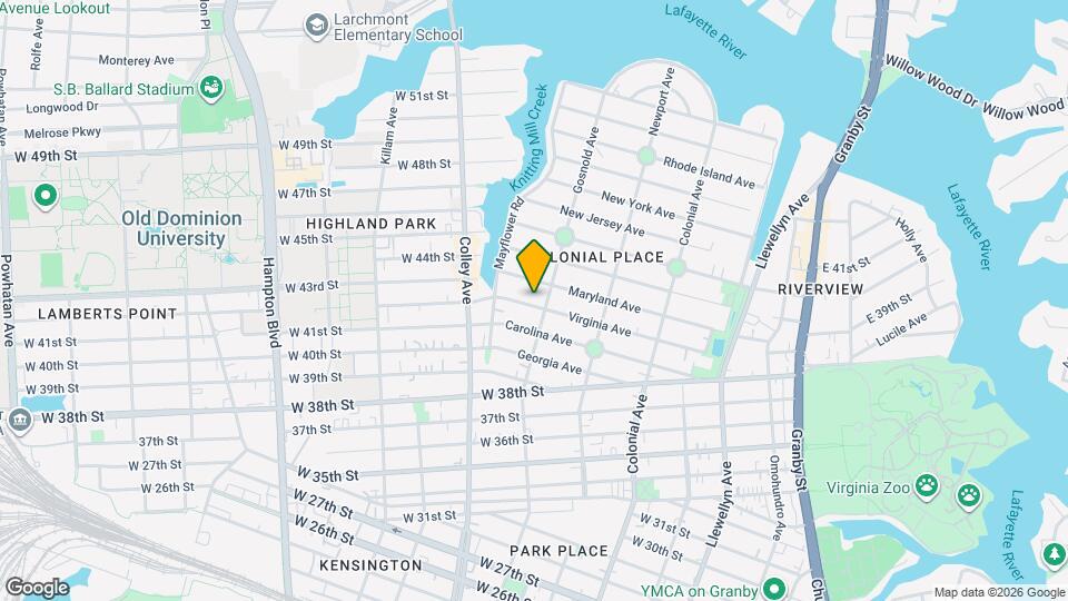 710 Virginia Ave Mapa y Detalles de la Ubicación