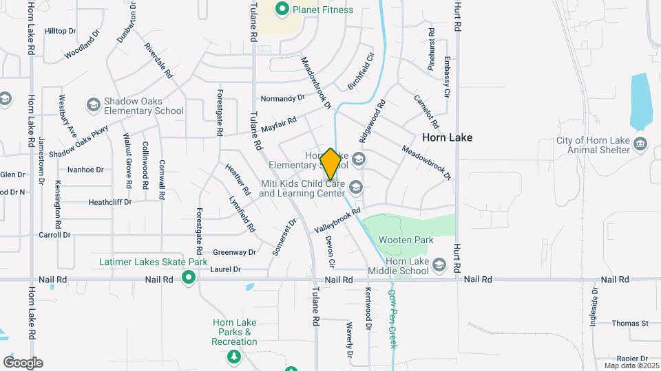 6340 Greenbriar Dr Map and Location Details
