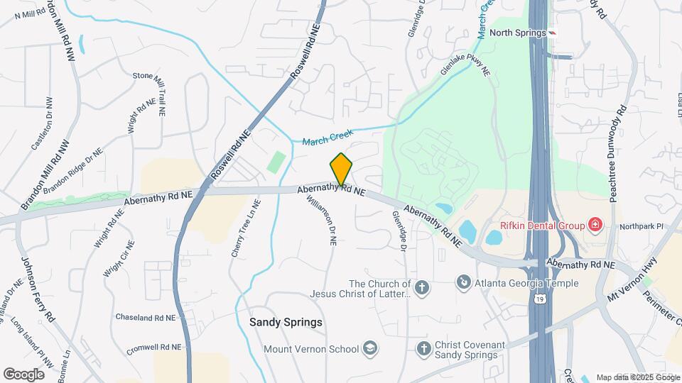 525 Abernathy Rd NE Map and Location Details