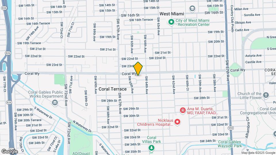 6473 SW 25th St Map and Location Details