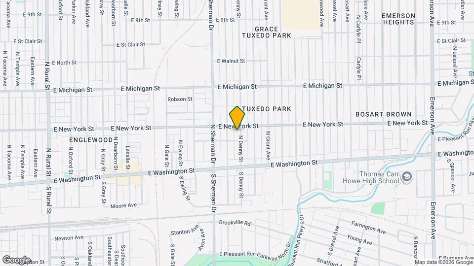 124 N Denny St Mapa y Detalles de la Ubicación