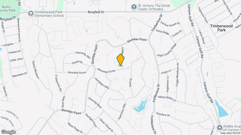 303 Mountain Echo Map and Location Details