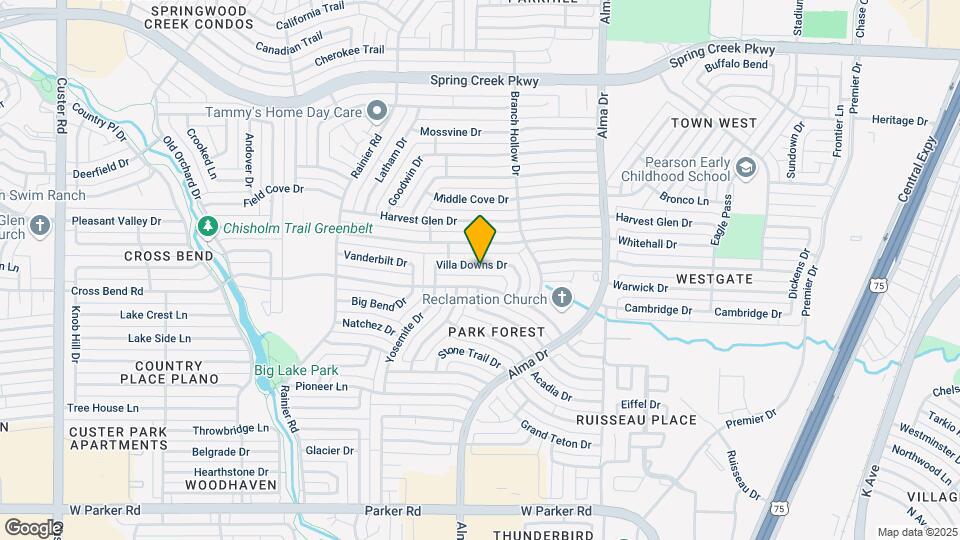 1108 Villa Downs Dr Map and Location Details