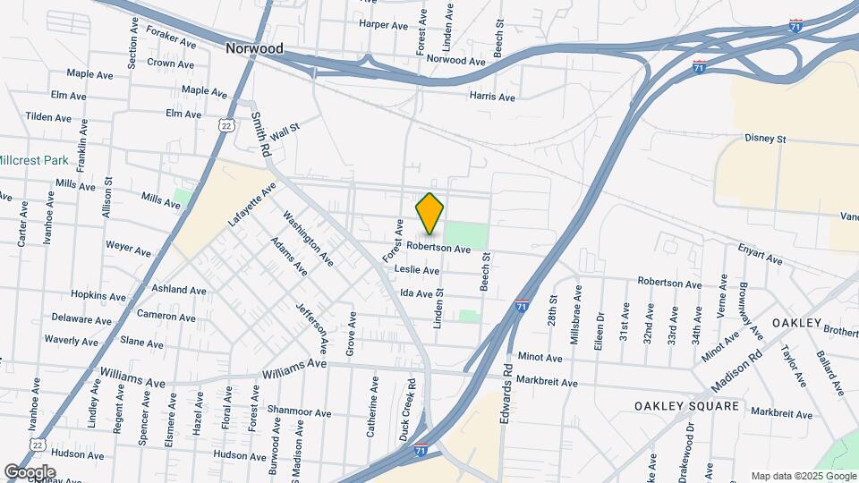 2432 Robertson Ave Mapa y Detalles de la Ubicación