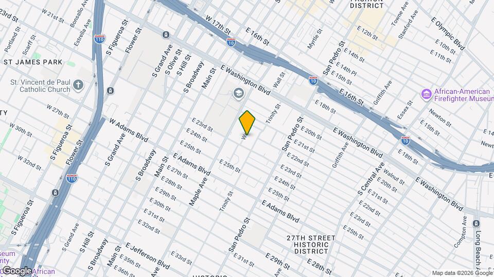 2230 Wall St Map and Location Details