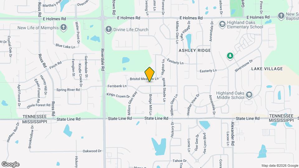 7158 Millers Glen Way Mapa y Detalles de la Ubicación