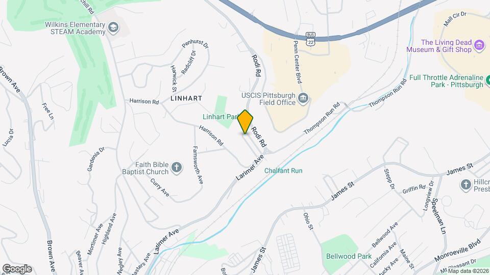127 Linhart St Map and Location Details