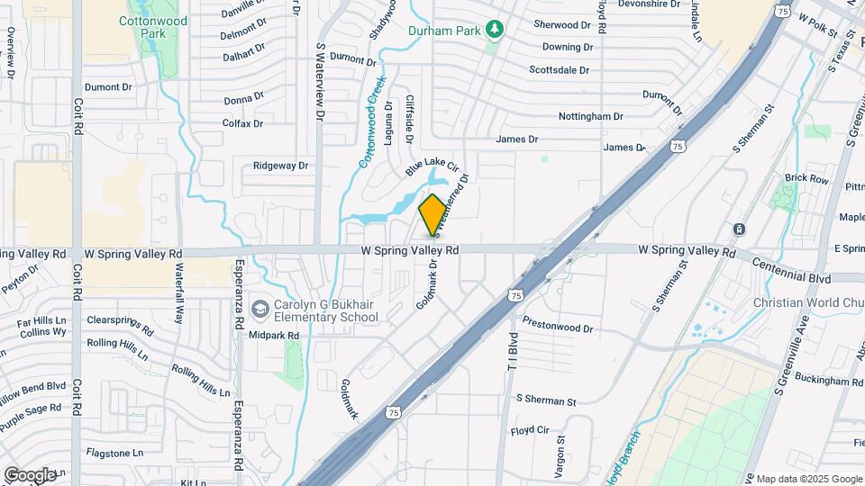 982 S Weatherred Dr, Unit B Map and Location Details