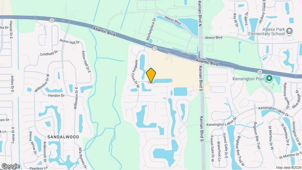 1763 Hawkins Cove Dr E Map and Location Details