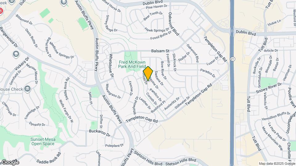 5941 Corinth Dr Map and Location Details