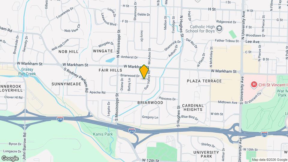 7302 Woodside Ln Map and Location Details