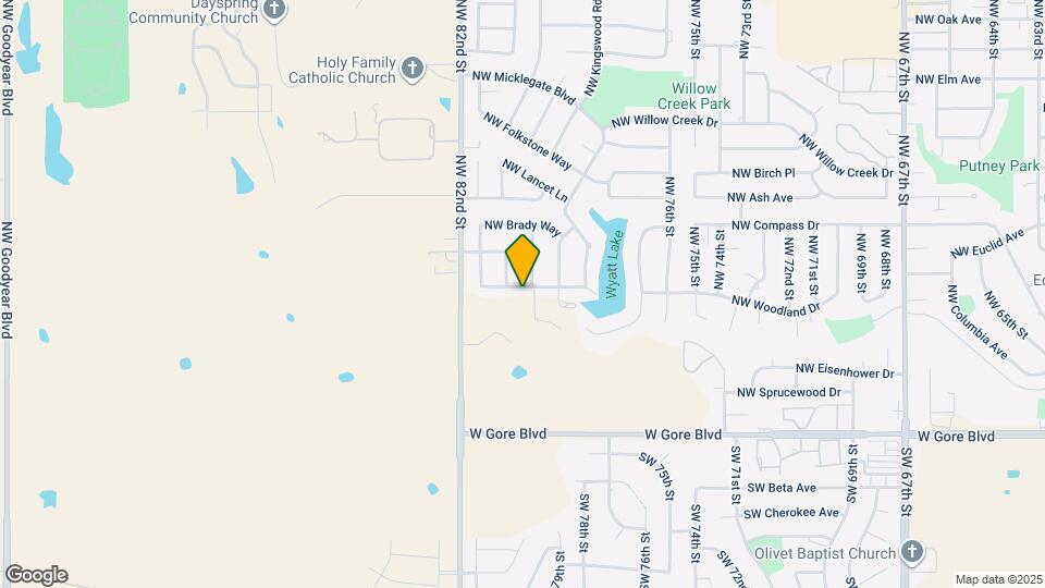 7904 NW Taylors Landing Map and Location Details