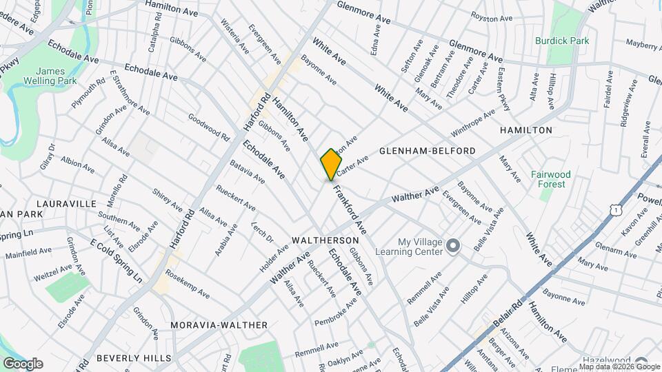 3405 Frankford Ave Map and Location Details