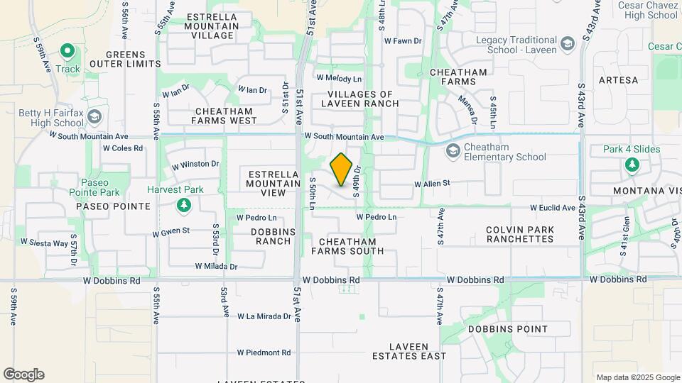 4934 W Desert Dr Map and Location Details