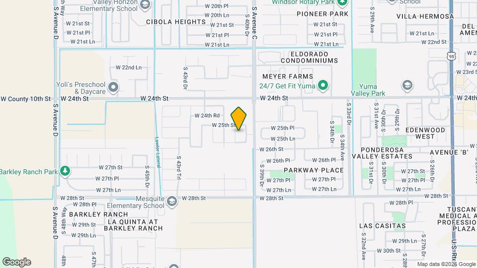 2545 S 41st Ave Map and Location Details