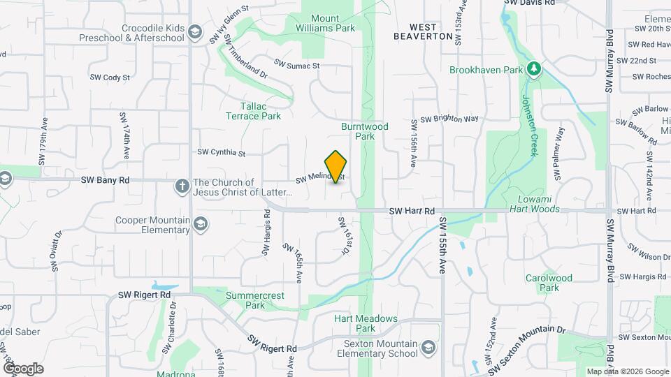 16117 SW El Rancho Ct Map and Location Details