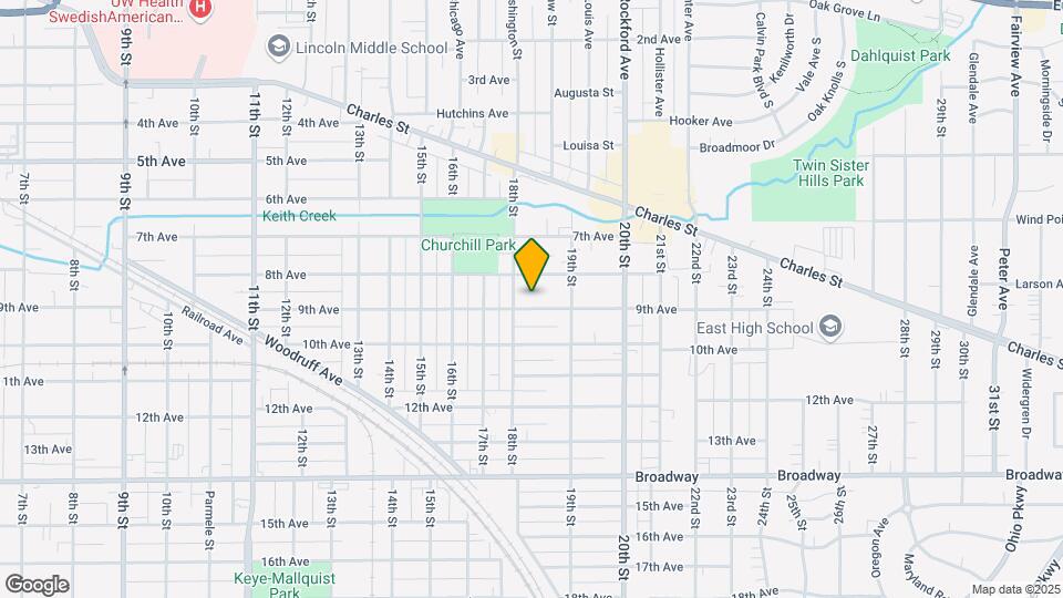 2216 9th Ave Map and Location Details
