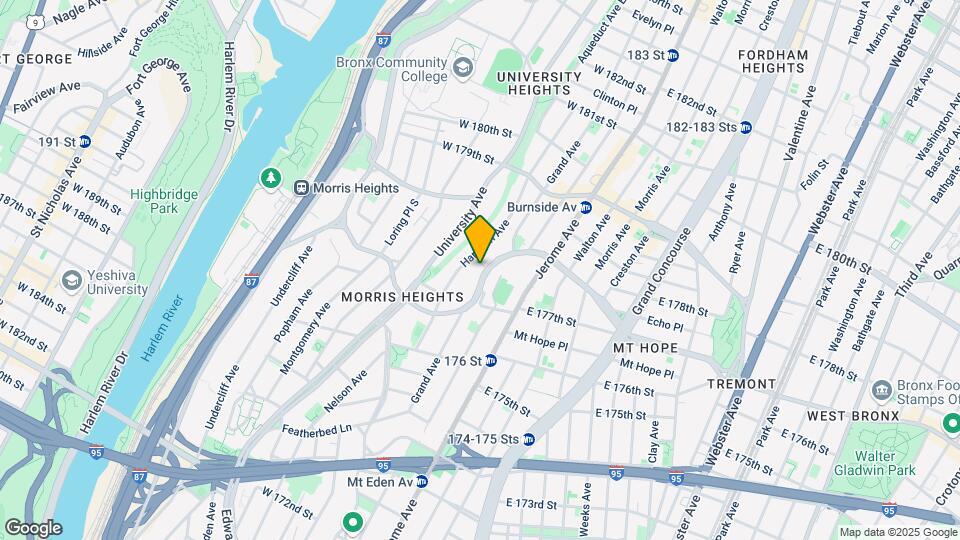 45 W Tremont Ave Mapa y Detalles de la Ubicación