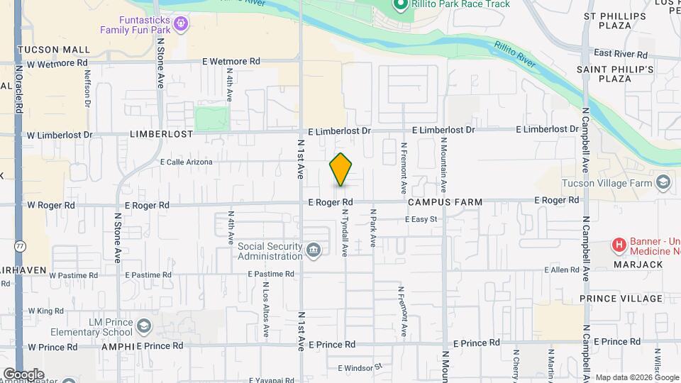 4009 N Tyndall Ave Map and Location Details