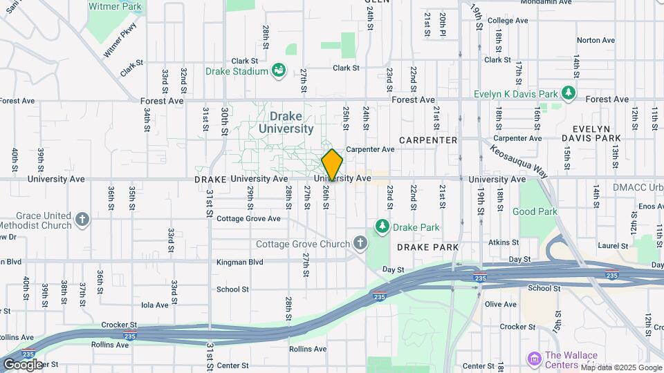 2530 University Ave Map and Location Details