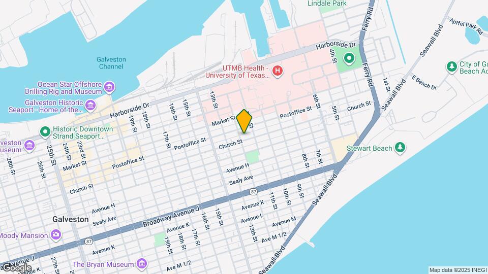 1124 Church St Map and Location Details