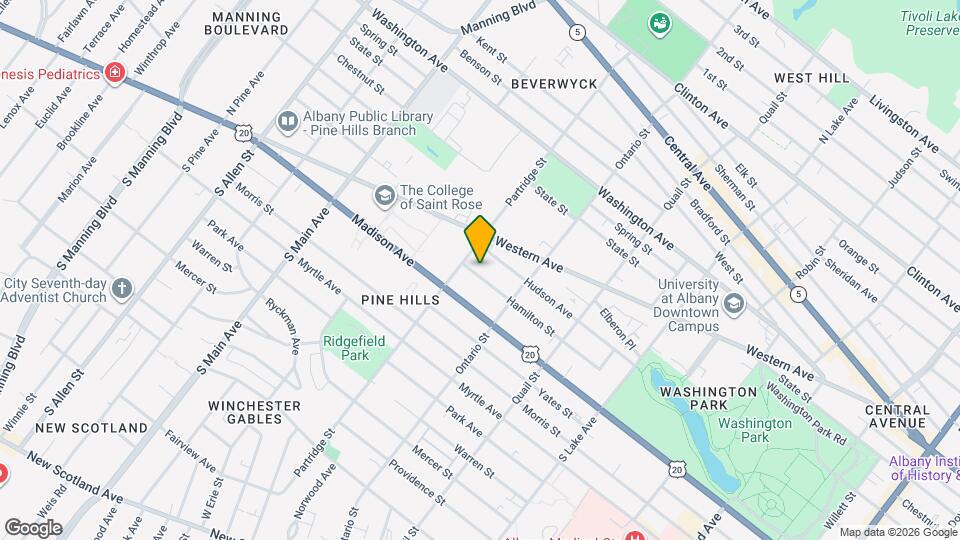 535 Hamilton St Map and Location Details