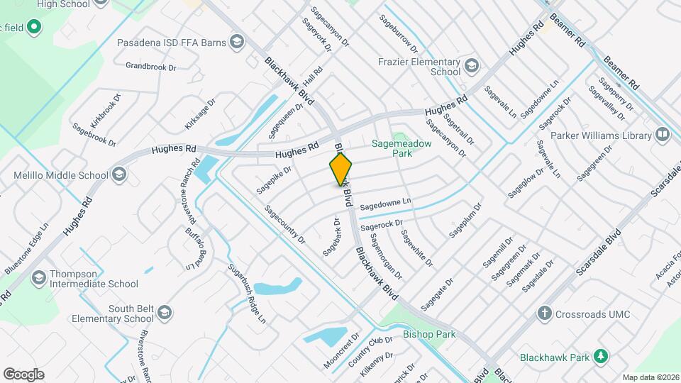 9871 Sageaspen Ln Map and Location Details