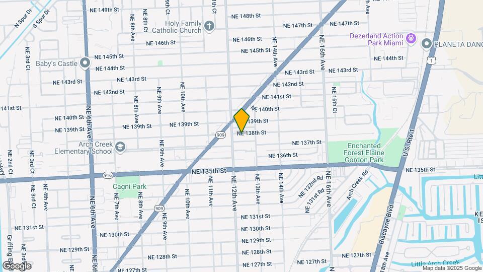 1240 NE 138th St Map and Location Details