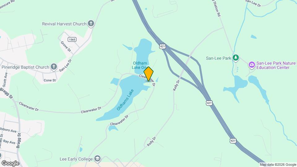 1510 Clearwater Dr Map and Location Details