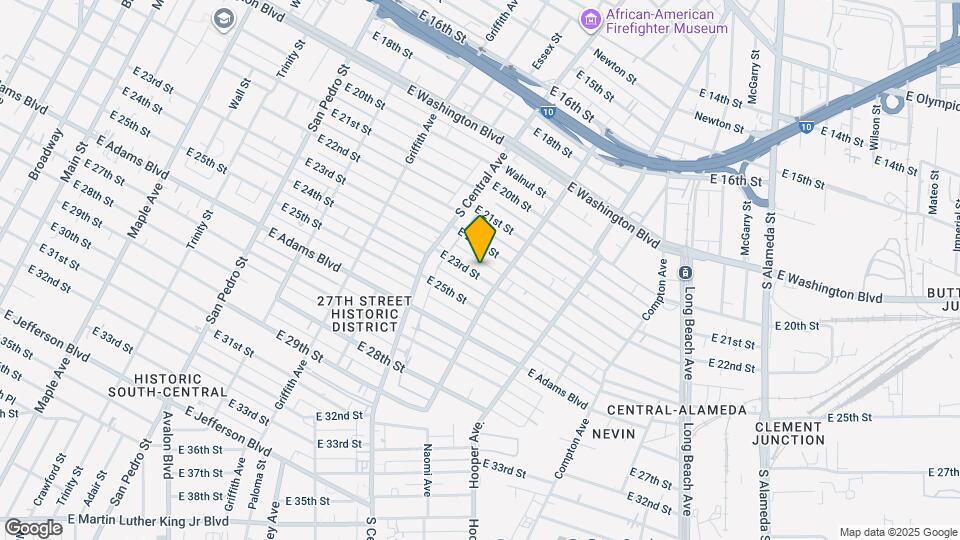 1361 E 23rd St Map and Location Details