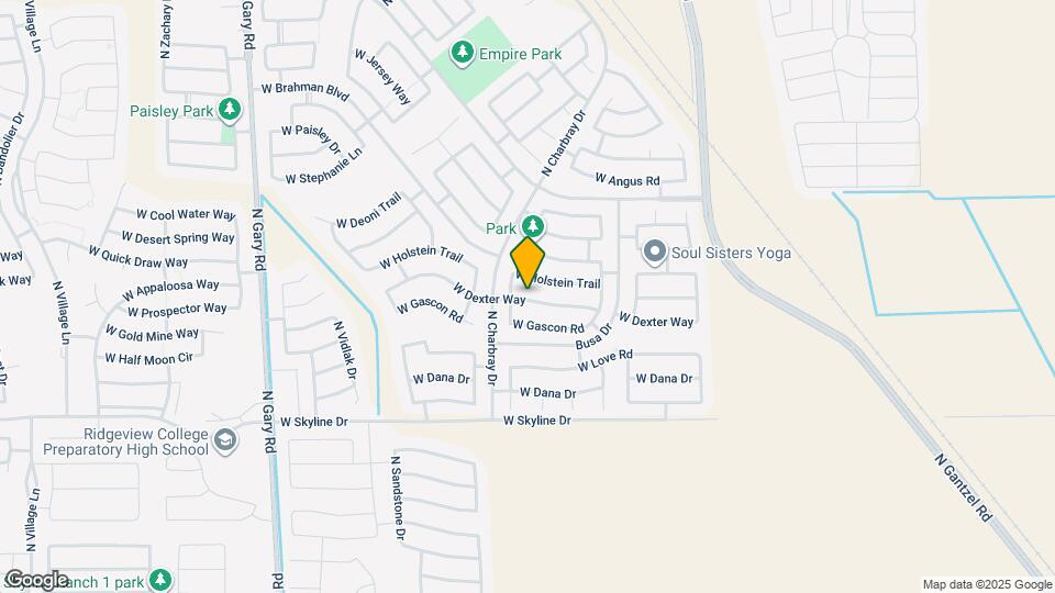 480 W Dexter Way Map and Location Details