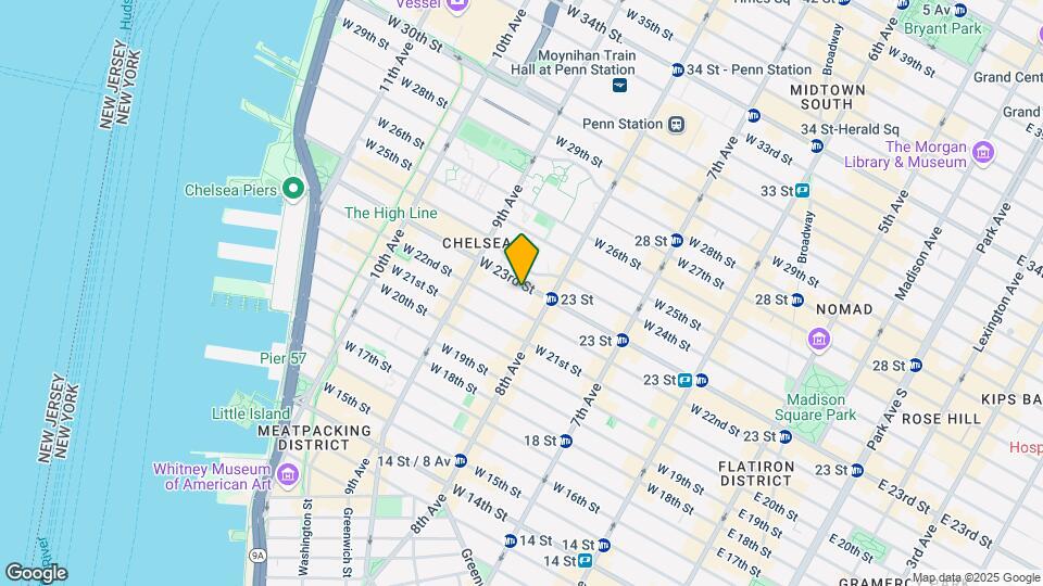 326 W 23rd St Map and Location Details