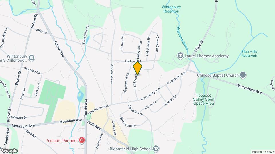 20 Hill Farm Rd Map and Location Details