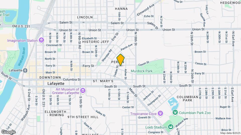 1509 Cason St Map and Location Details