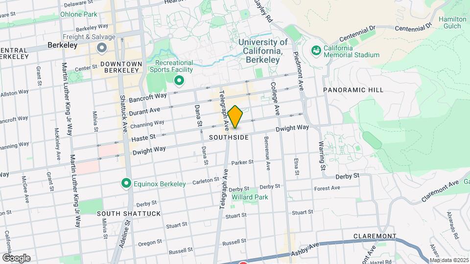 2511-2527 Dwight Way Mapa y Detalles de la Ubicación