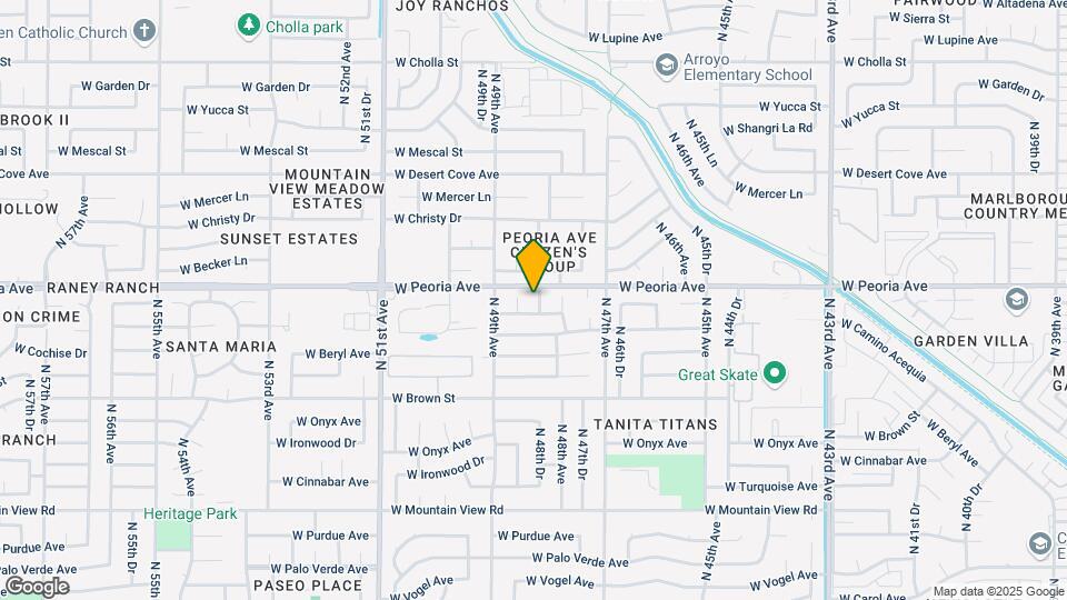 10426 N 48th Dr Mapa y Detalles de la Ubicación