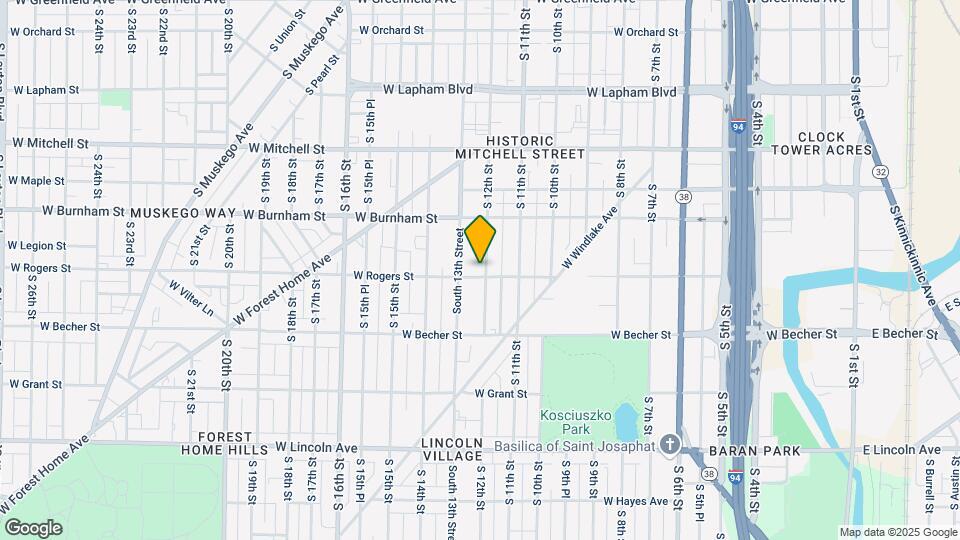 1979 S 12th St Map and Location Details
