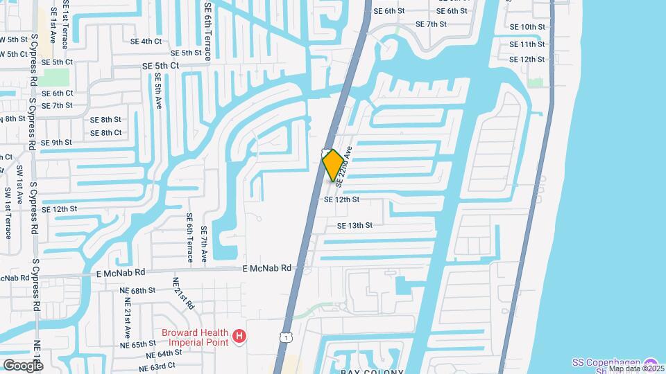 1121 SE 22nd Ave Map and Location Details