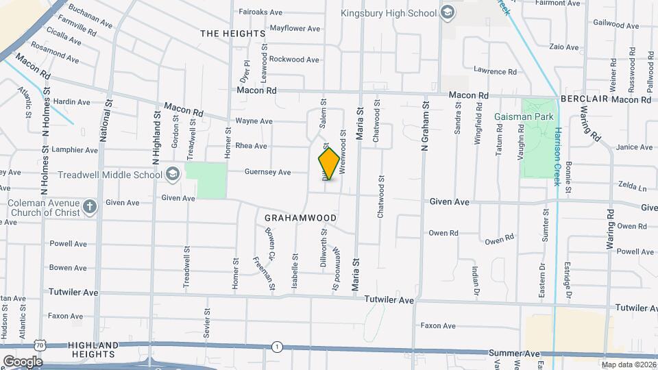 940 Dillworth St Map and Location Details