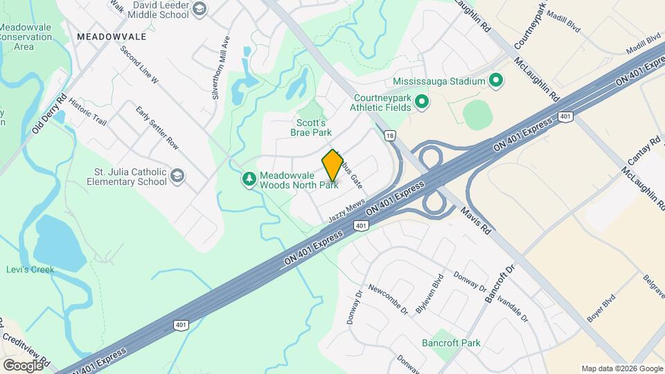 922 Tambourine Terrace Map and Location Details