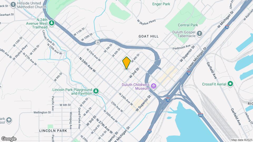 319 N 22nd Ave W Map and Location Details