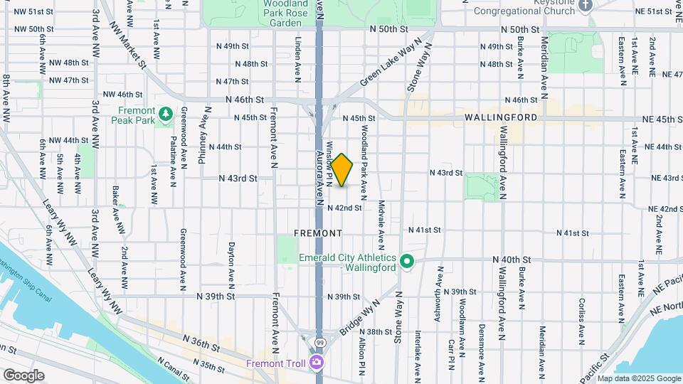 4219 Whitman Ave N Map and Location Details