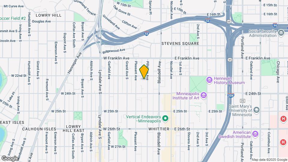 2210 Pillsbury Ave S Map and Location Details